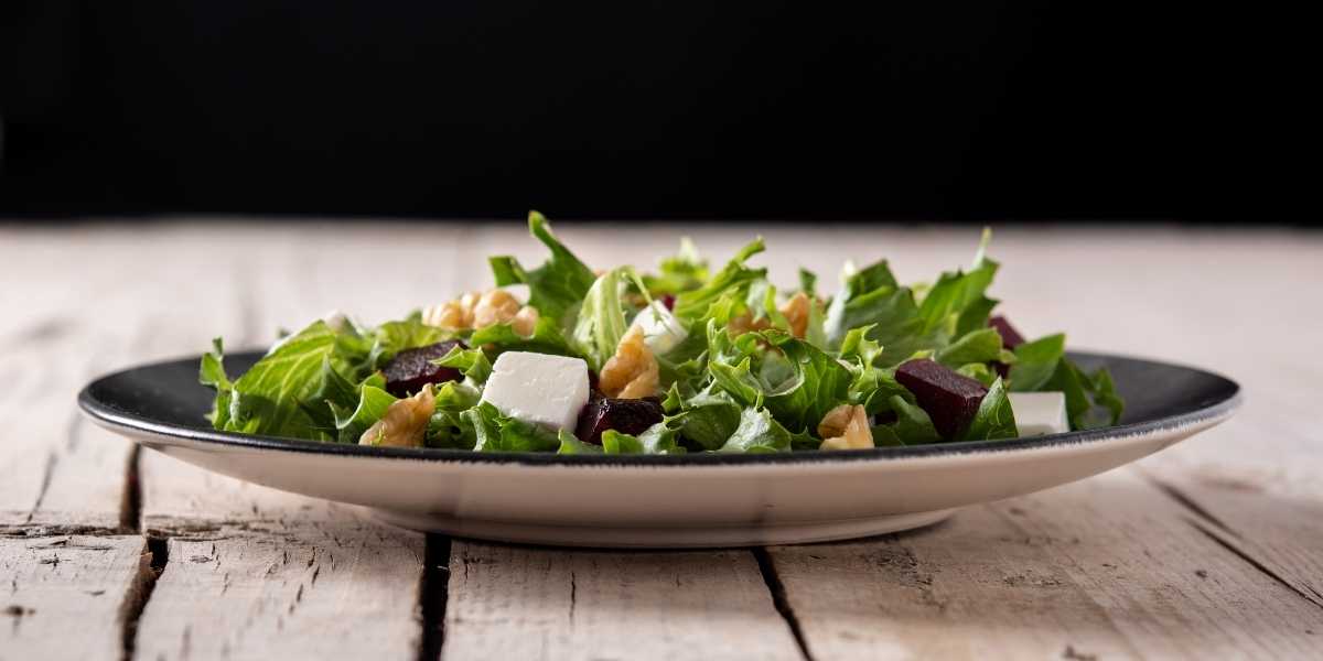 salade de mâche betterave et feta