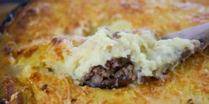 Parmentier de canard aux panais et topinambours