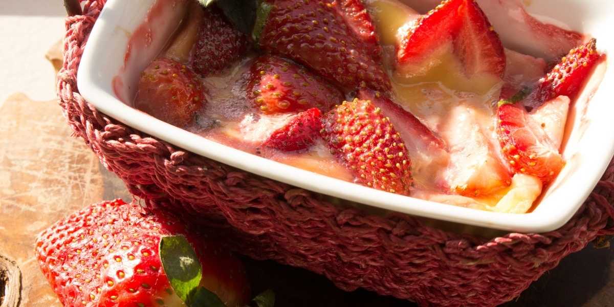 gratin de fraises