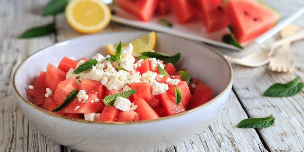 Salade pastèque feta