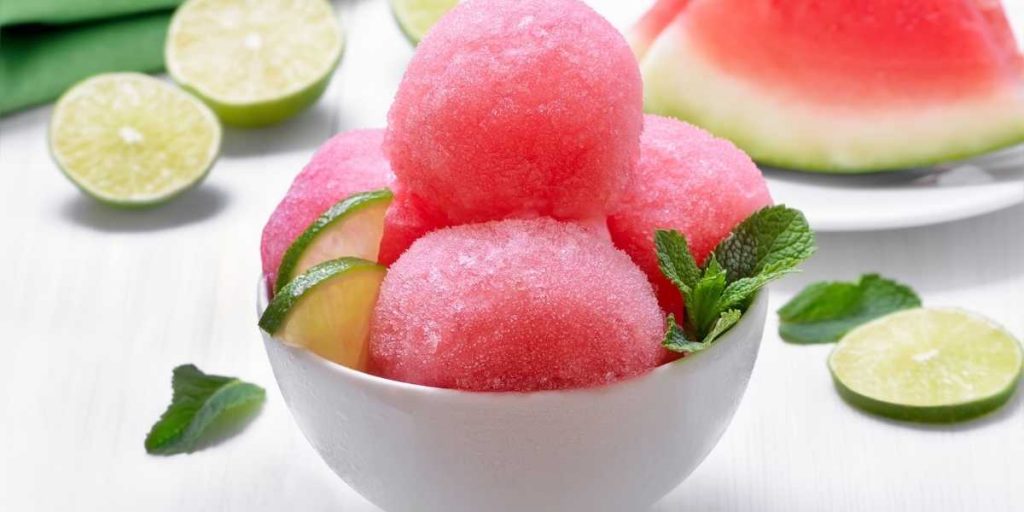 Sorbet à la pastèque