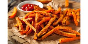 Frites de patate douce au paprika