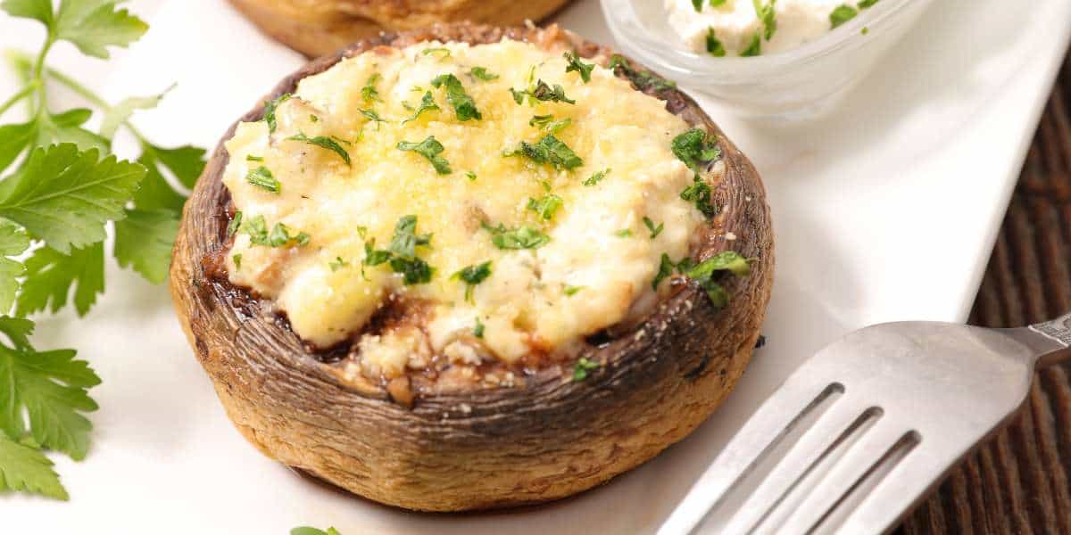 Champignons au fromage frai