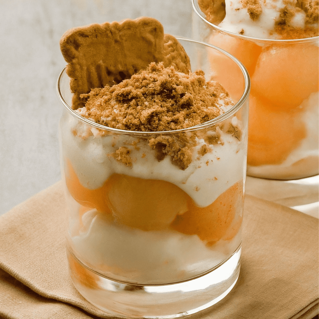 Recette de verrines au melon, yaourt et miel