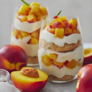 Recette de verrines de nectarine